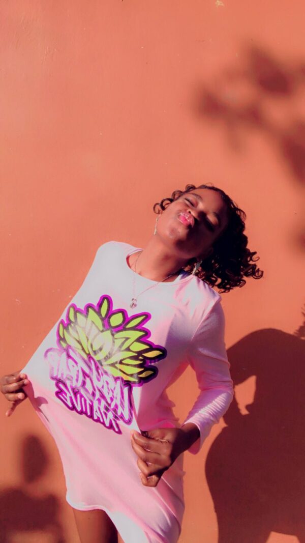 Lady TRAPNATIVE Lotus Elegant Summer T-Shirt Dress with Pockets - Image 4