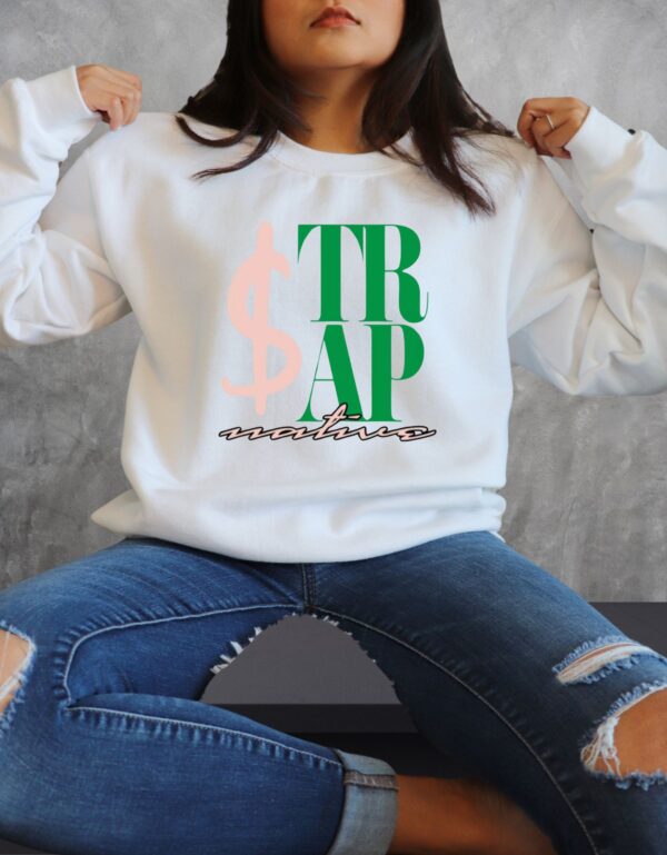 Trapnative Crewneck Sweatshirt - Image 4