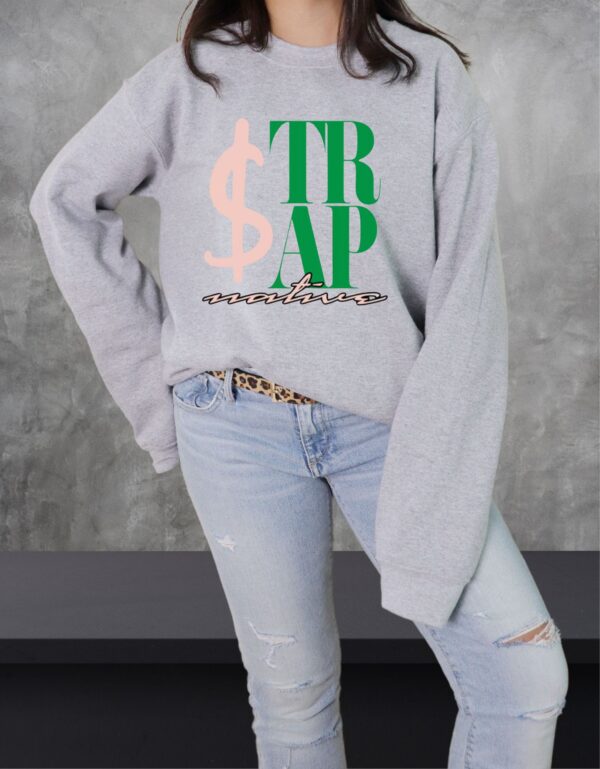 Trapnative Crewneck Sweatshirt - Image 2