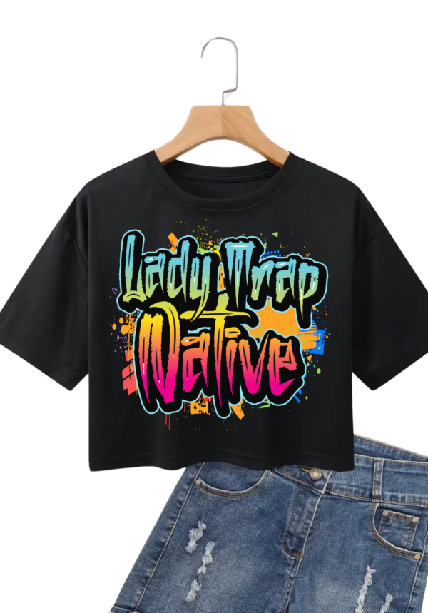 Lady TrapNative Crop Top - Image 2