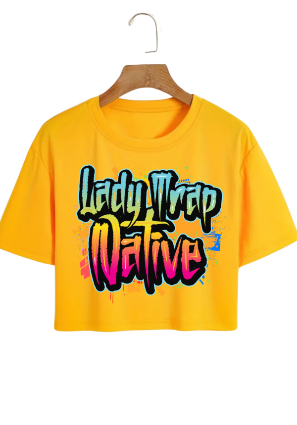 Lady TrapNative Crop Top - Image 3