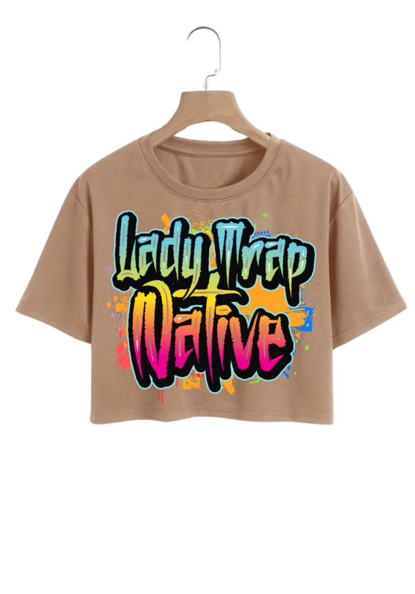 Lady TrapNative Crop Top - Image 4