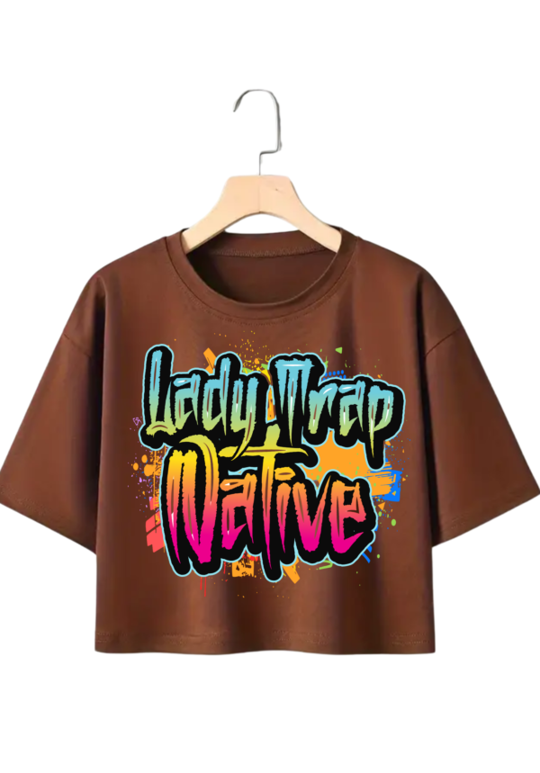 Lady TrapNative Crop Top - Image 5