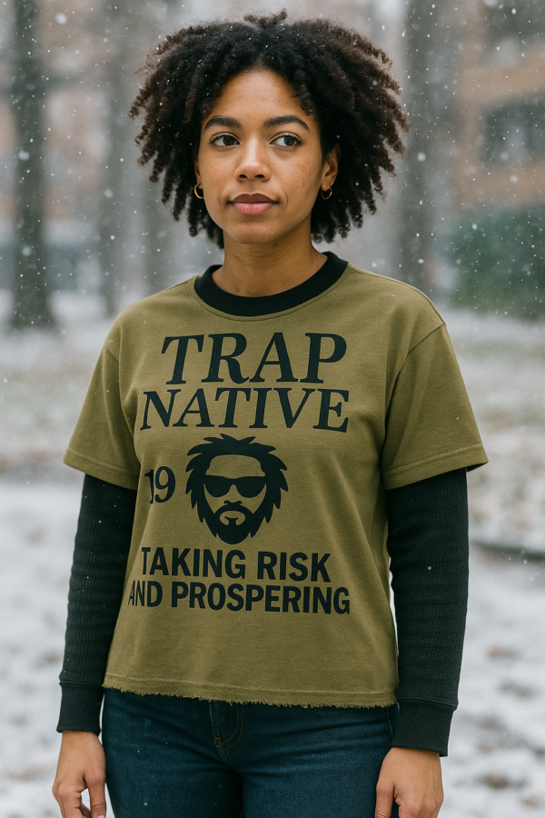 TrapNative Unisex Long Sleeve Statement Tee - Image 3
