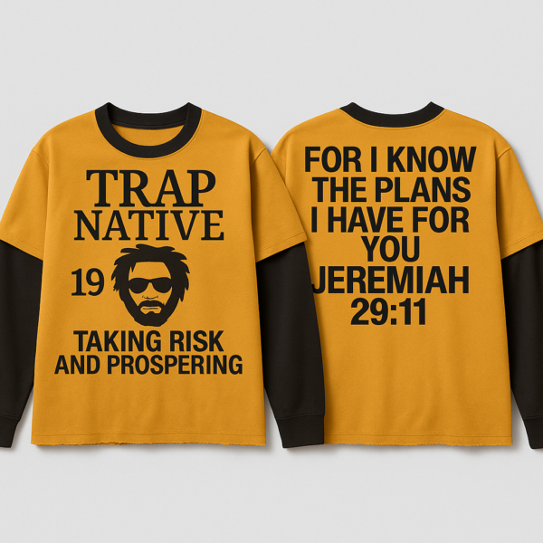 TrapNative Unisex Long Sleeve Statement Tee - Image 9